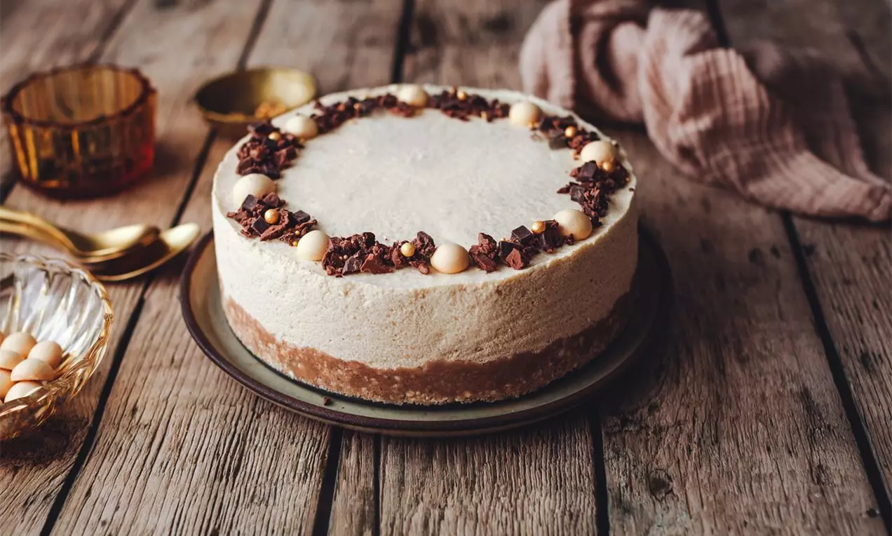 Pumpkin spice cheesecake