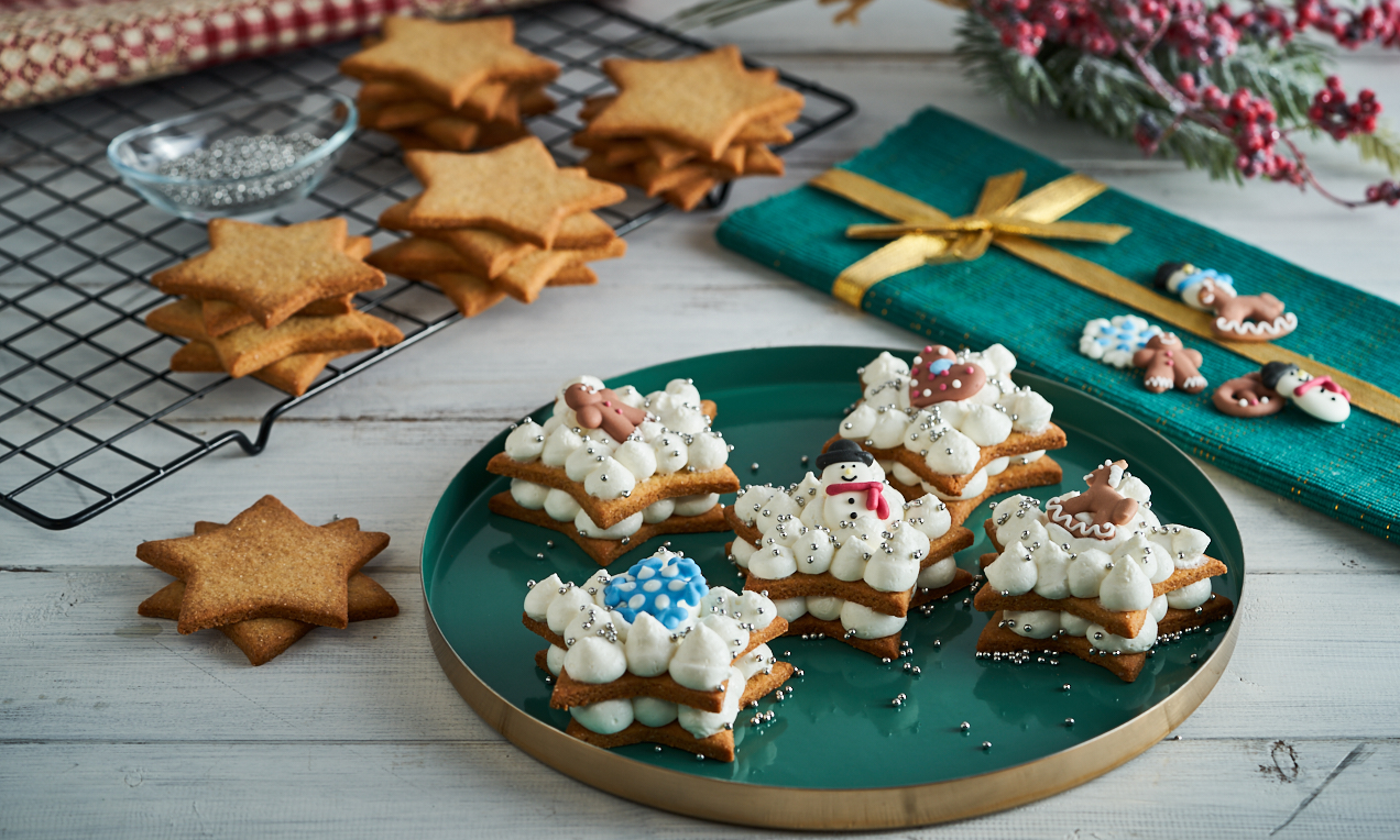 Mini cream tart di pan di zenzero