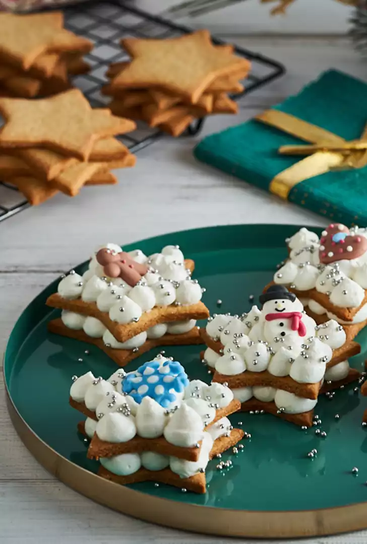 Mini cream tart di pan di zenzero