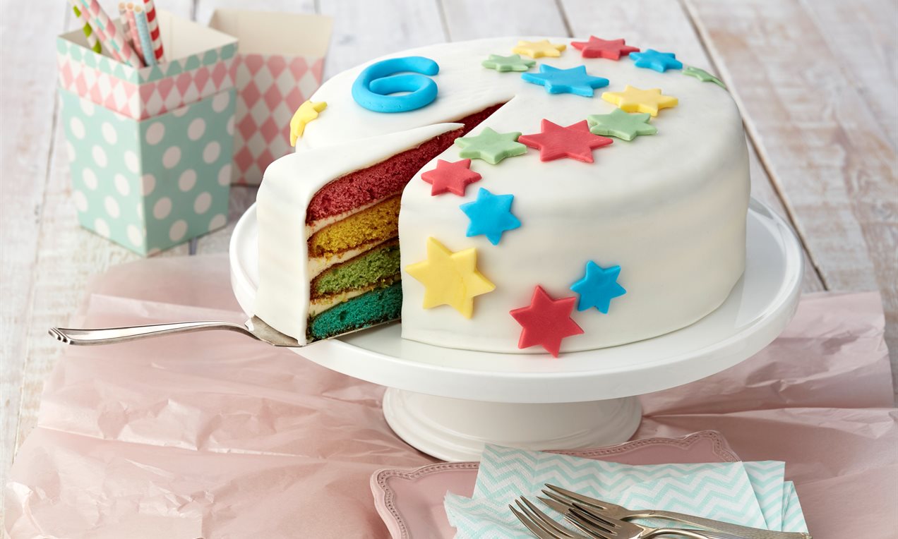 Regenbogen-Geburtstagstorte QF 15118 Dr. Oetker