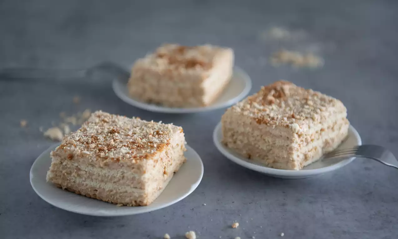 Nepečený zákusok zo slaného karamelu