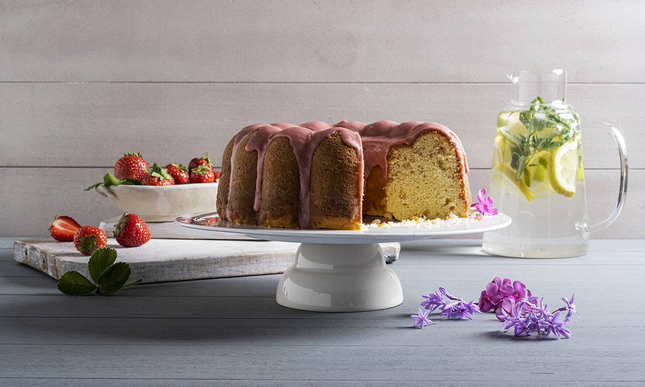 Ciambella alla vaniglia con glassa