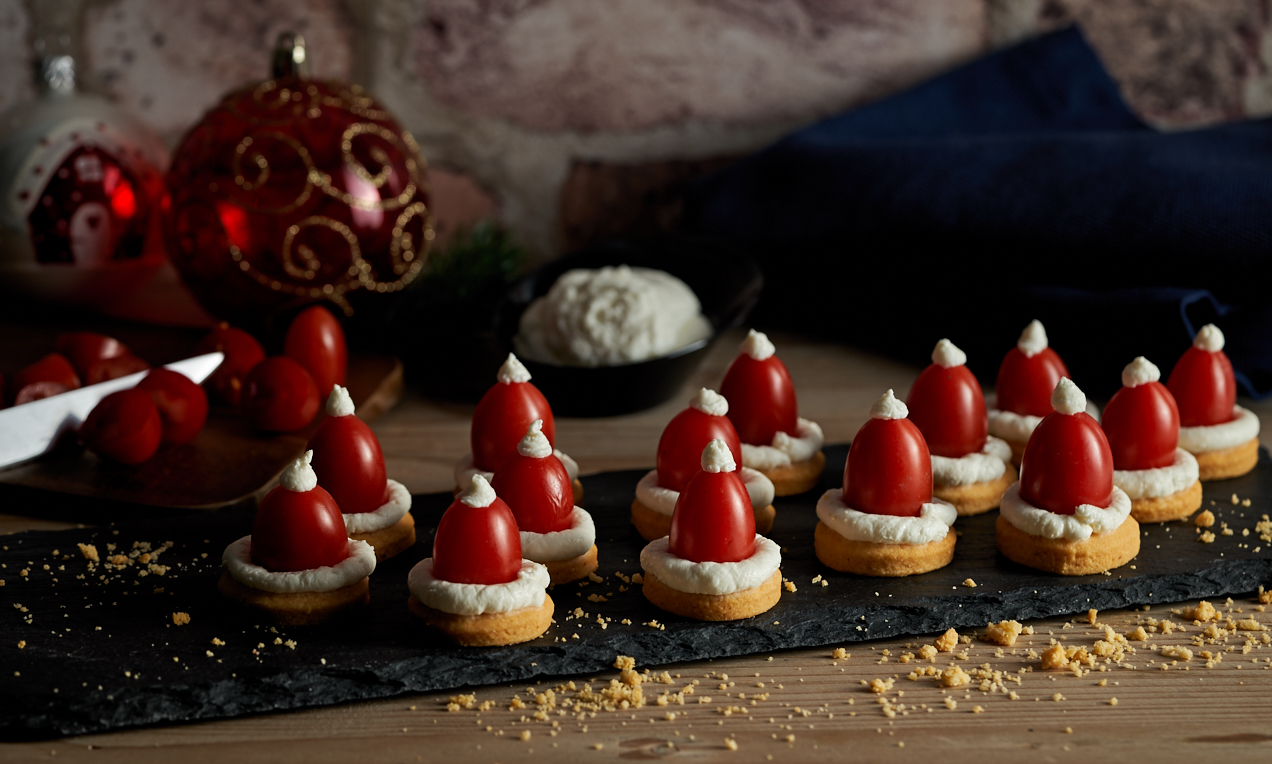 Salatini per l'aperitivo di Natale