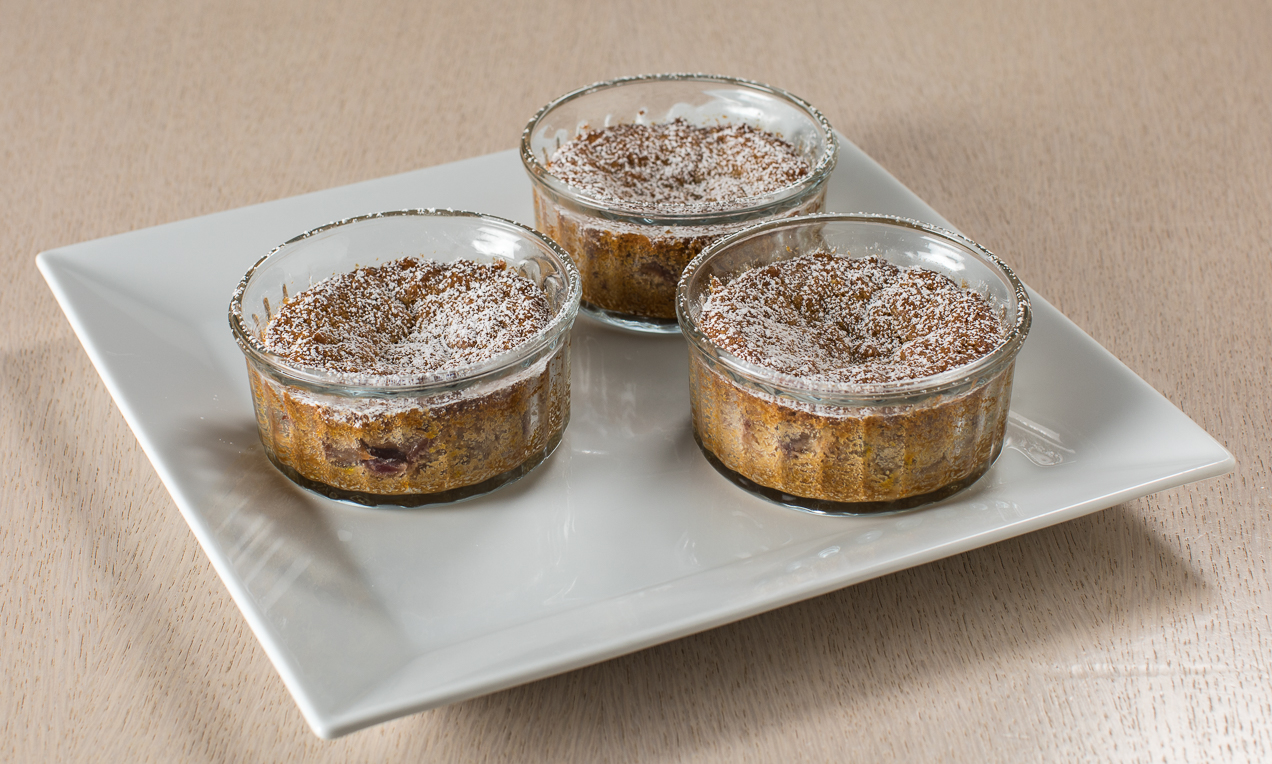 Crumble pesche e zafferano senza glutine