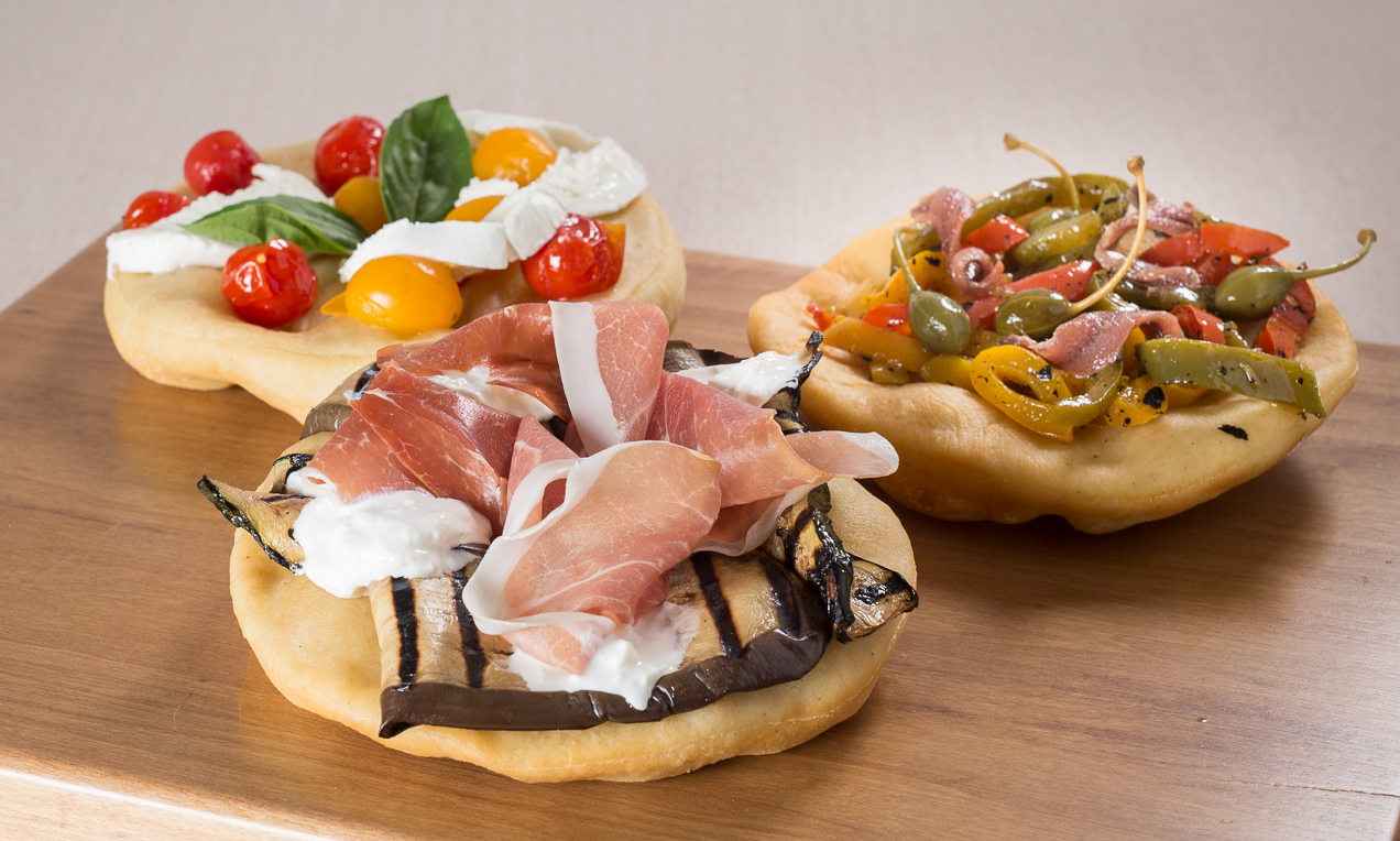 Pizze fritte farcite