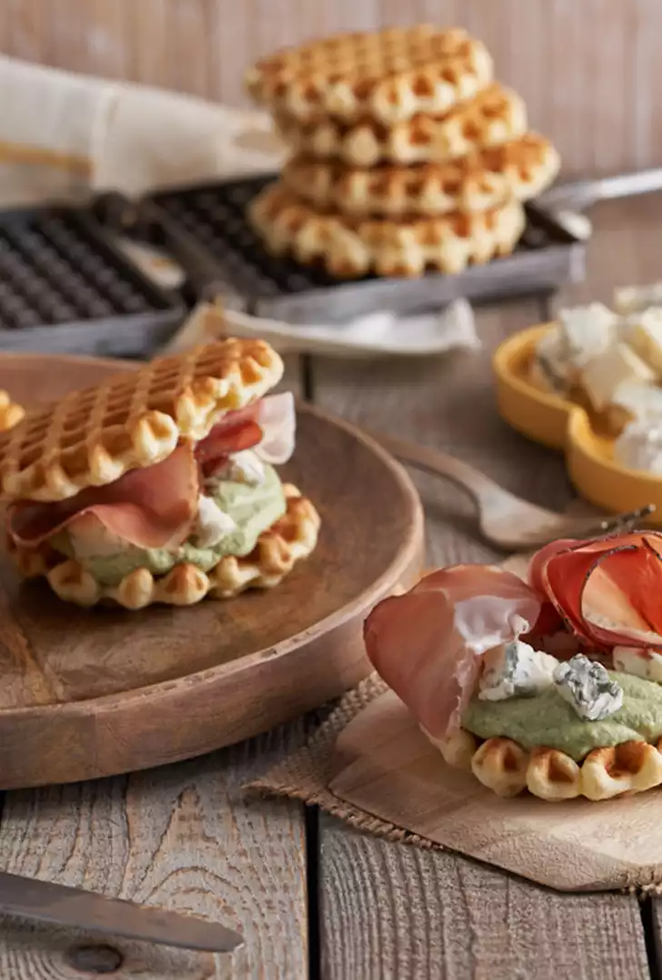 waffle salati ricettario