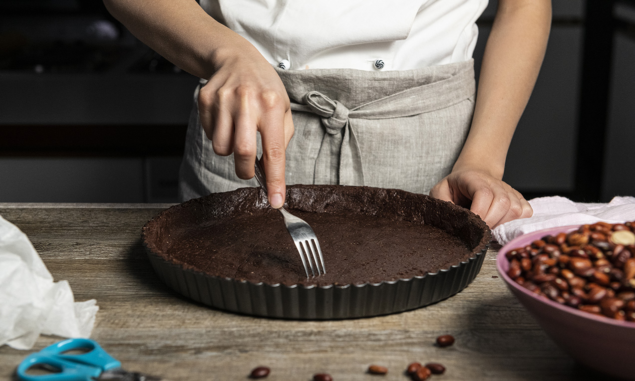 Step_crostata integrale con crema alle fragole (16)