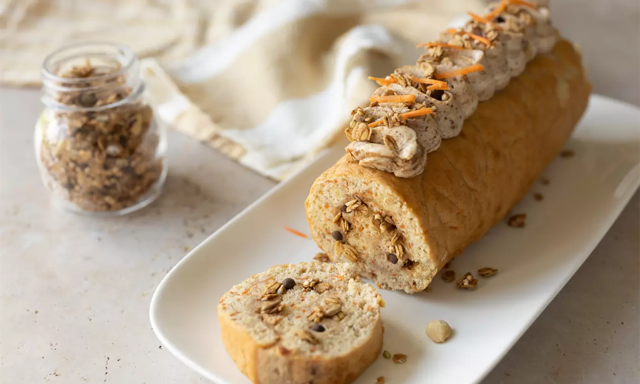 Roulade façon carrot cake