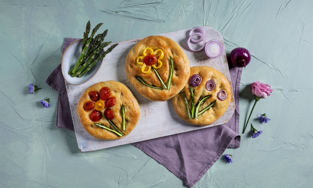 Focaccine primavera