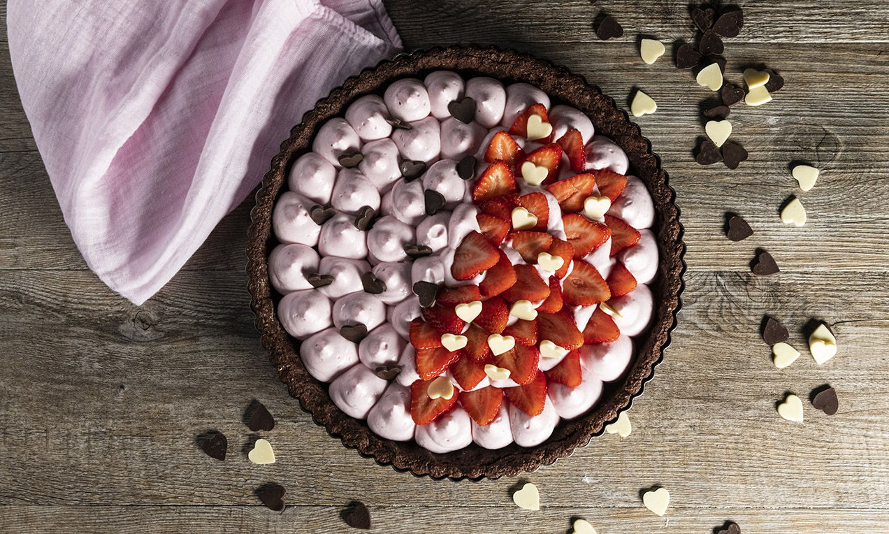 Step_crostata integrale con crema alle fragole (22)