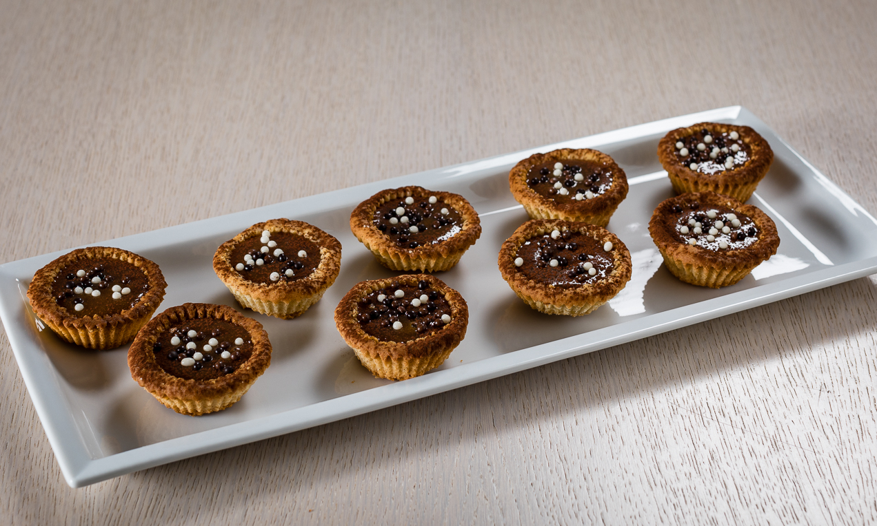 Tartellette al dulce de leche