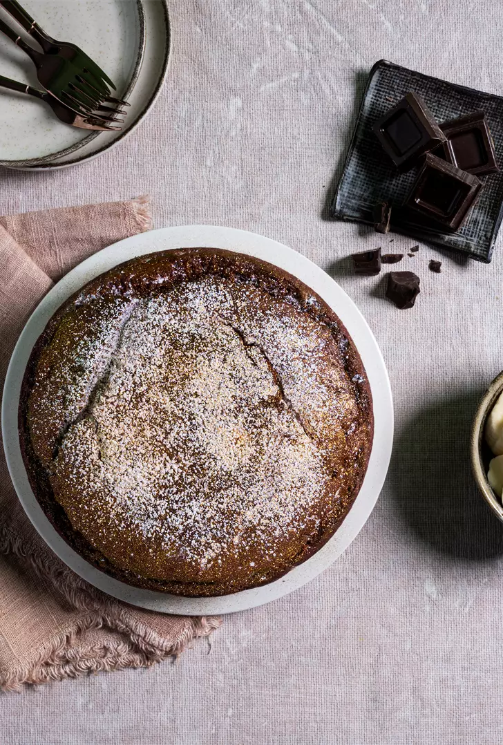 Torta al cioccolato vegana