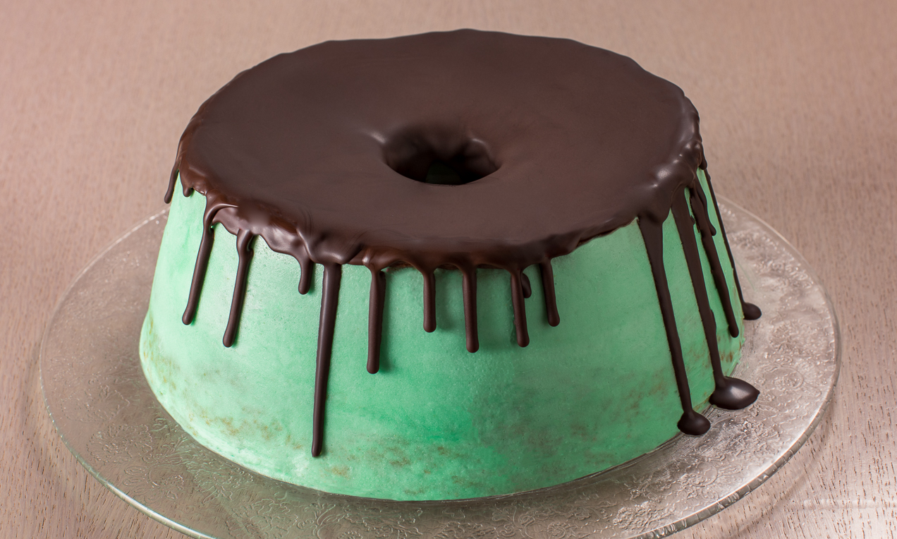 Chiffon cake cioccolato e menta