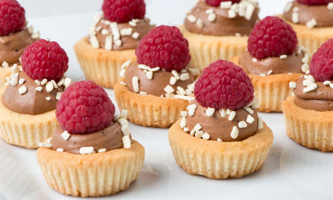 Pasticcini cioccolato e lampone
