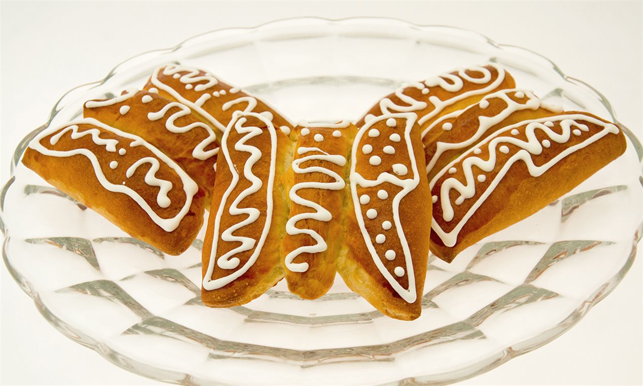 Saccottini di sfoglia con mela e uvette