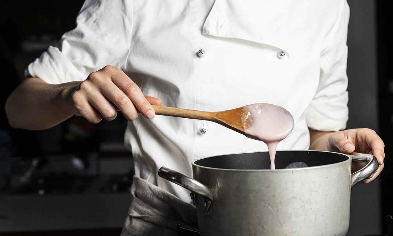 Step_crostata integrale con crema alle fragole (14)
