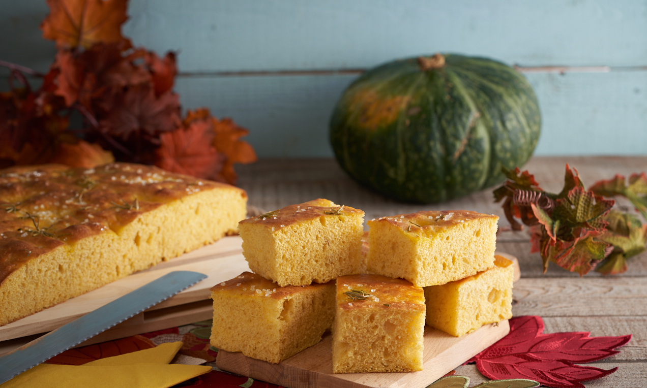 Focaccia alla zucca