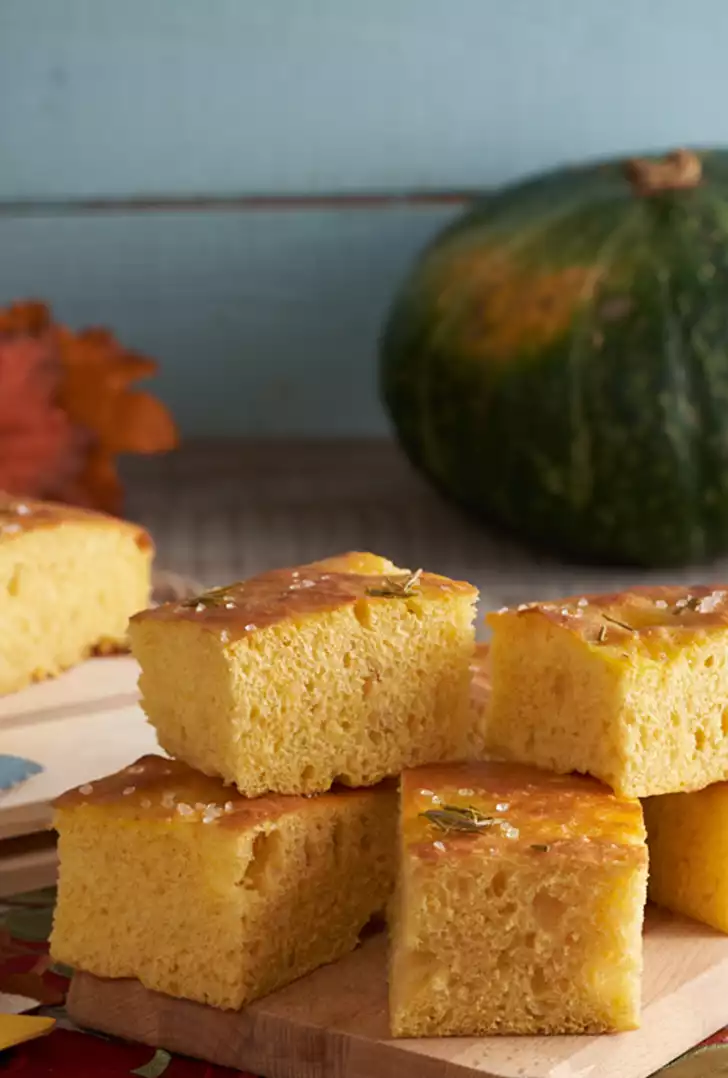 Focaccia alla zucca