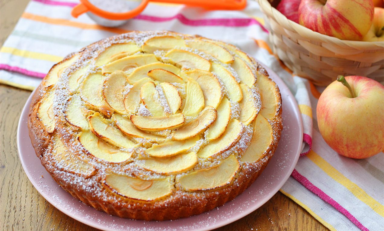 Torta soffice cuor di mele