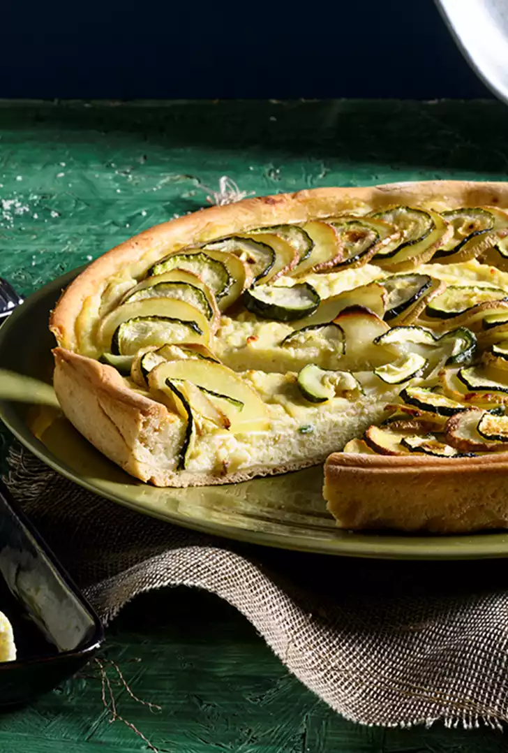 Torta salata alle zucchine