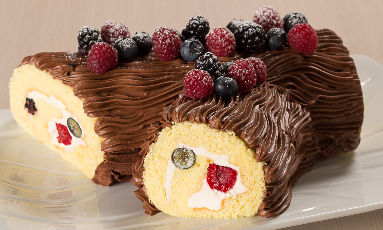 Tronchetto di Natale senza glutine