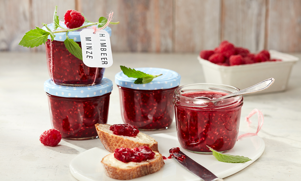 Himbeer-Minz-Konfitüre 27058 ausschnitt