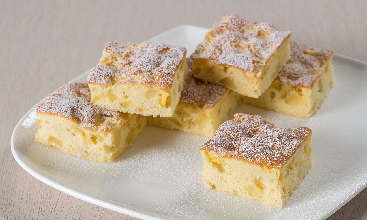 Trancetto mele e zenzero senza glutine