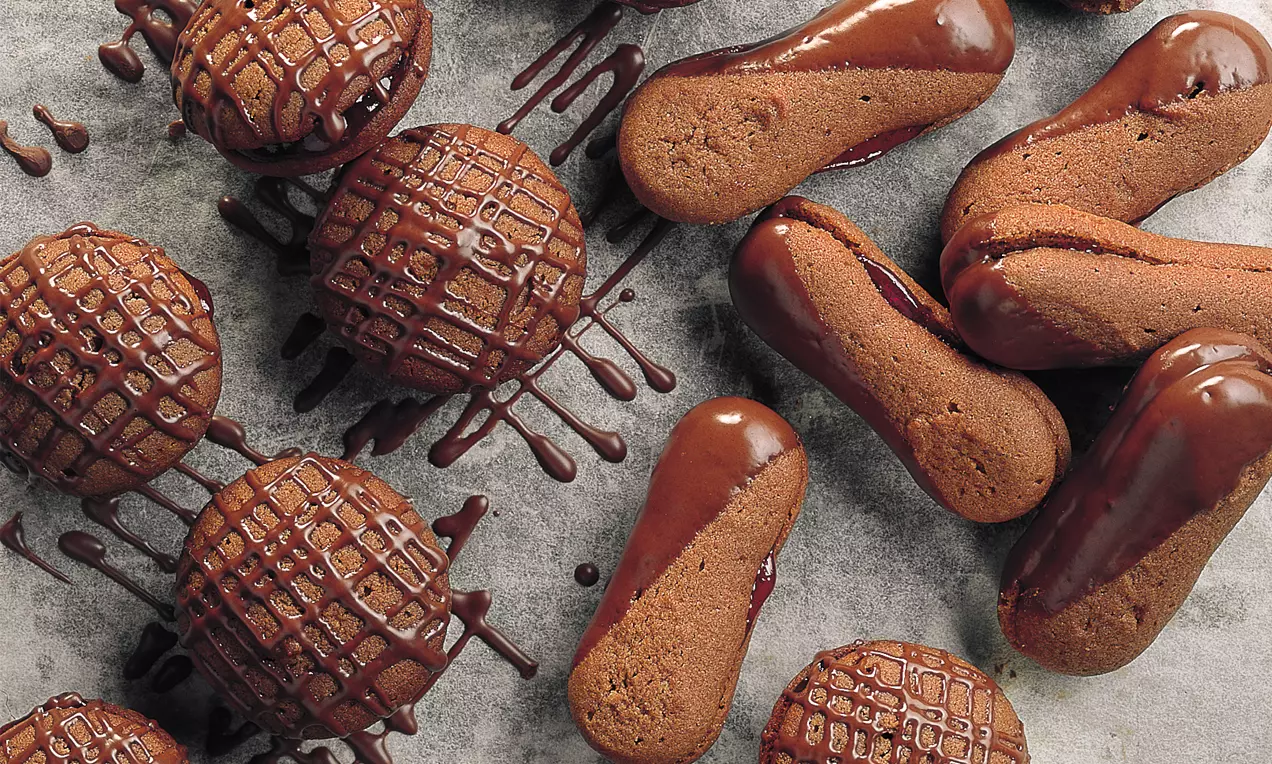 Čokoladni keksići s pekmezom