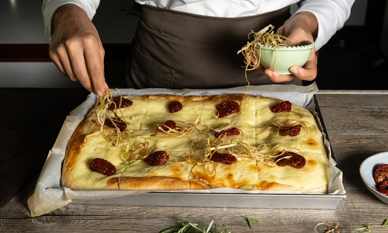 Pizza vegana step finale