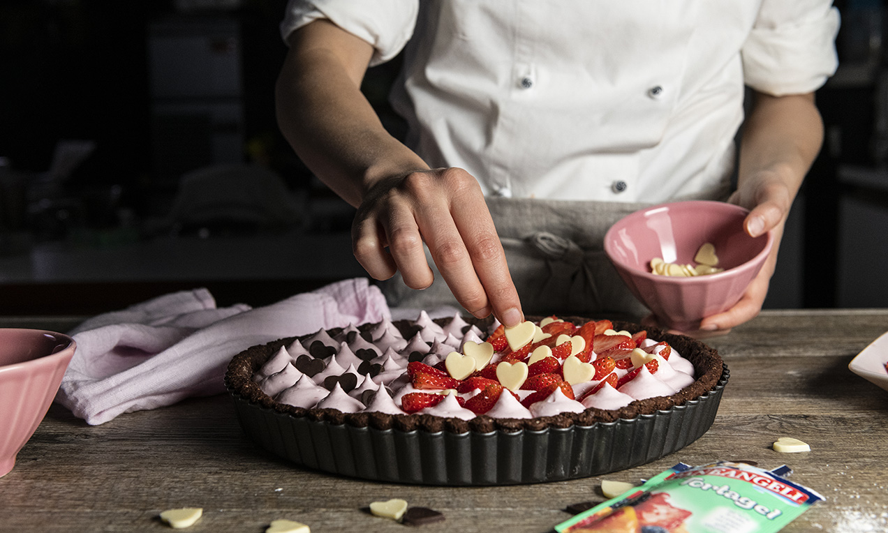 Step_crostata integrale con crema alle fragole (21)