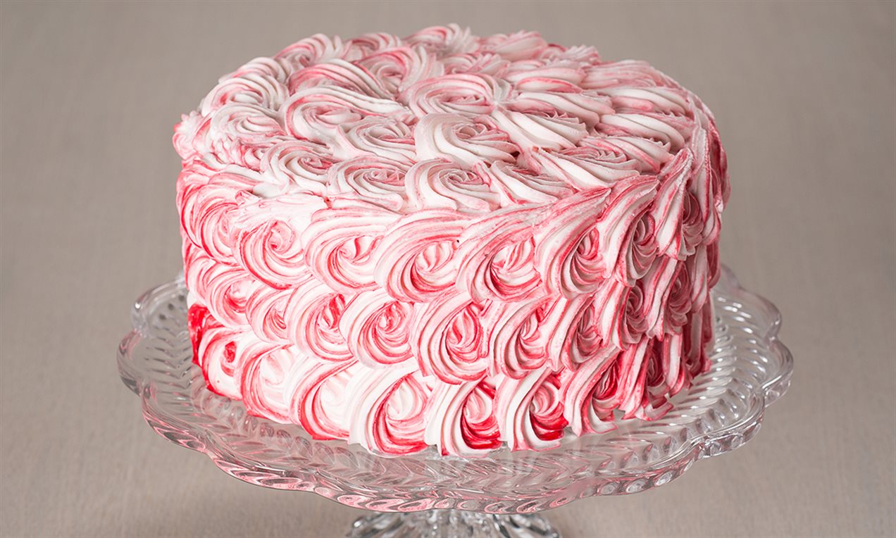Rose Swirl Cake