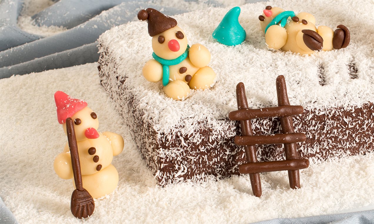 Torta di Natale al cocco