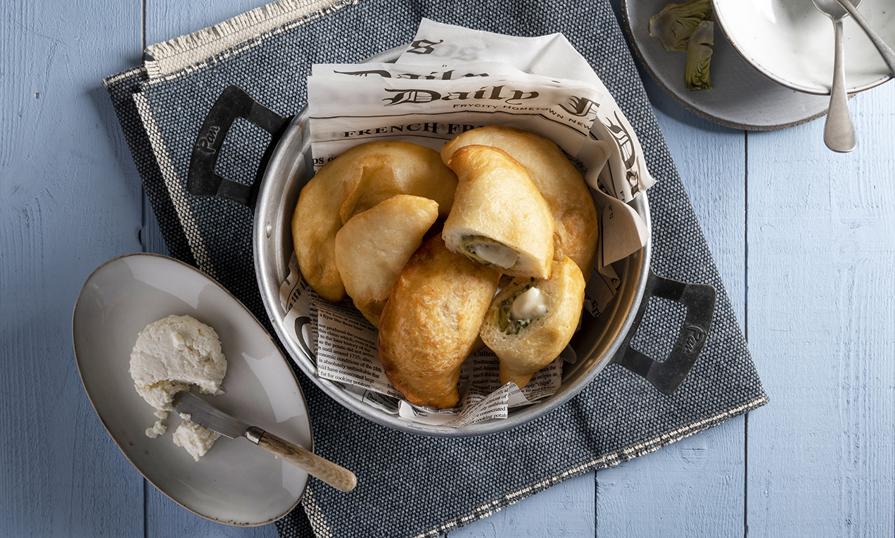 Panzerotti ai carciofi