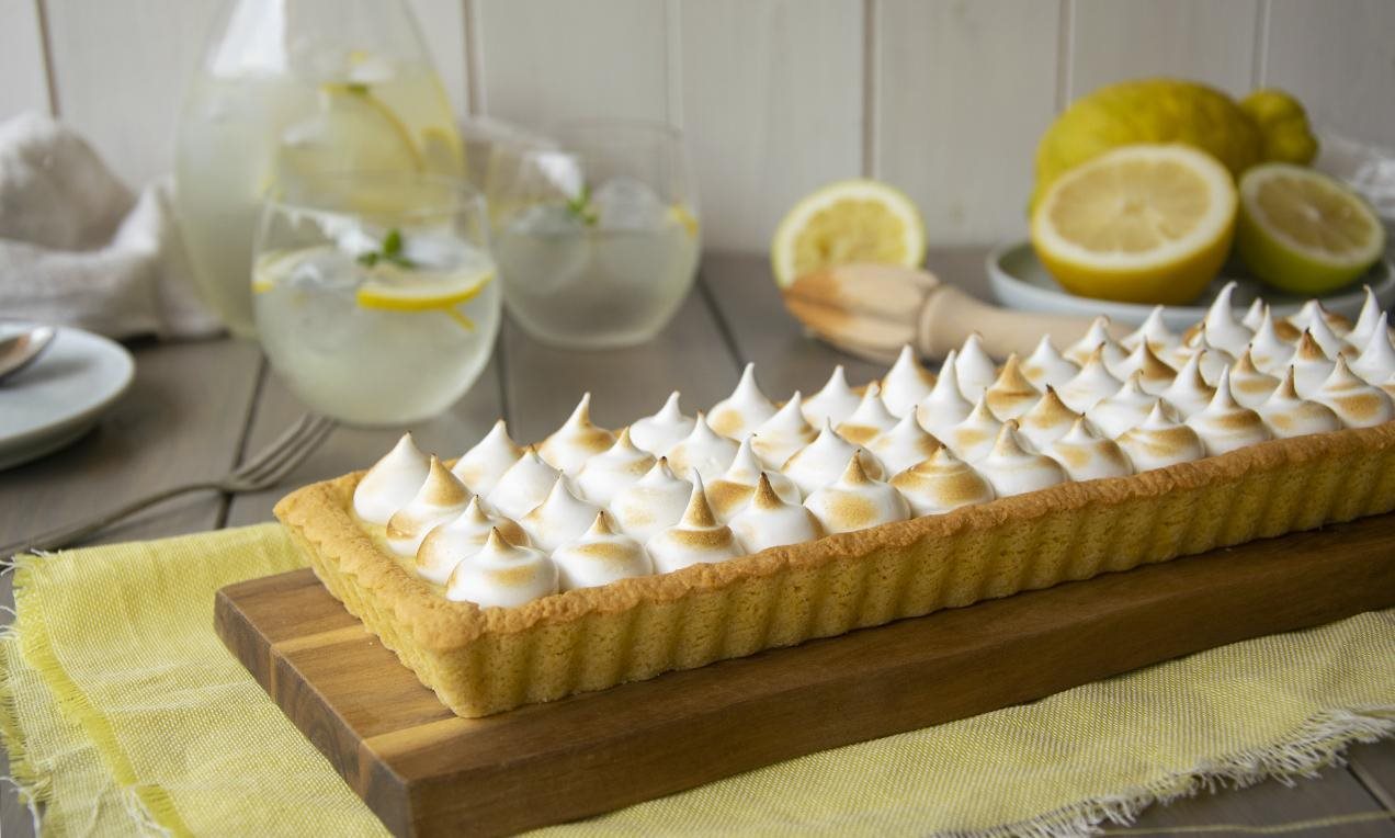 Torta meringata al limone