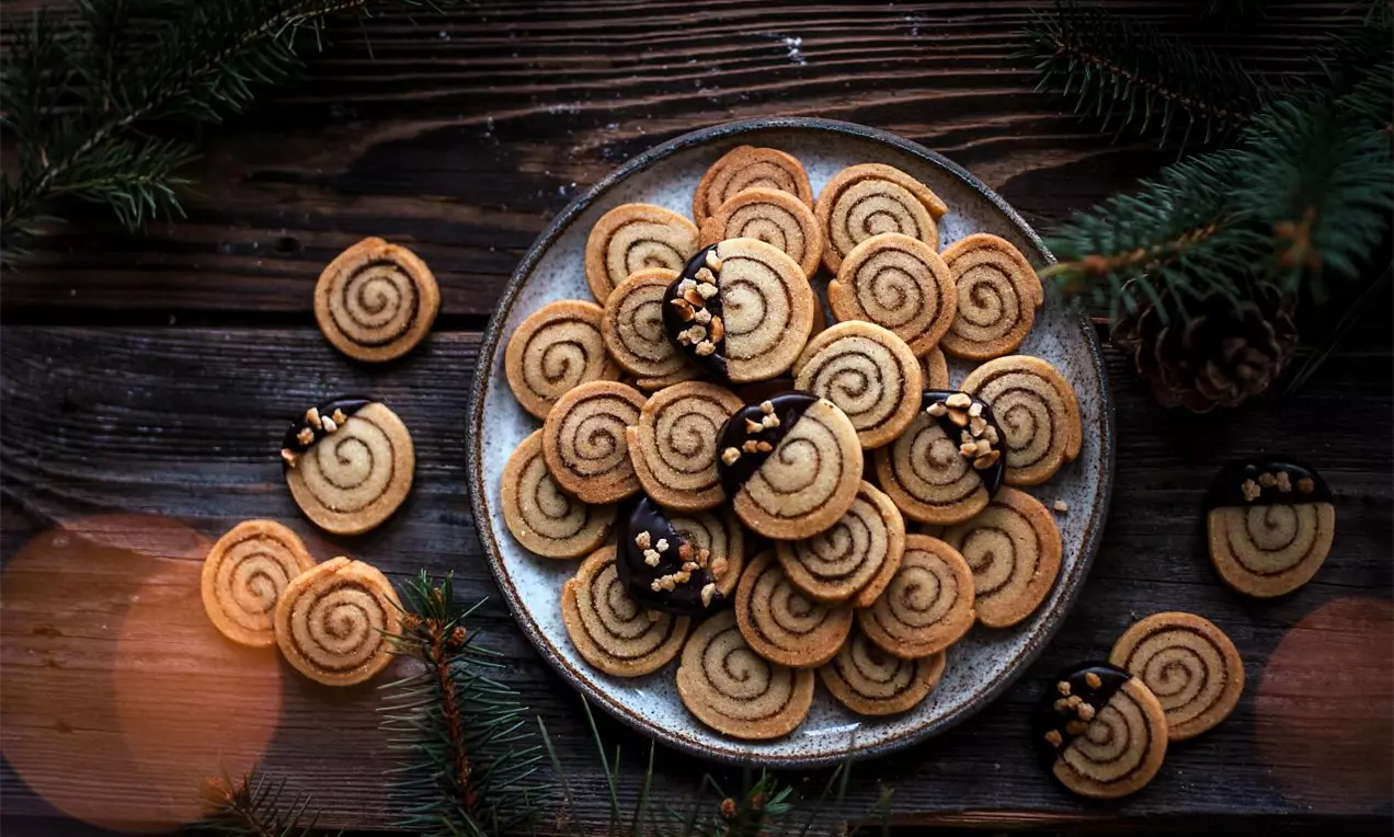 Vanilkové spirálky