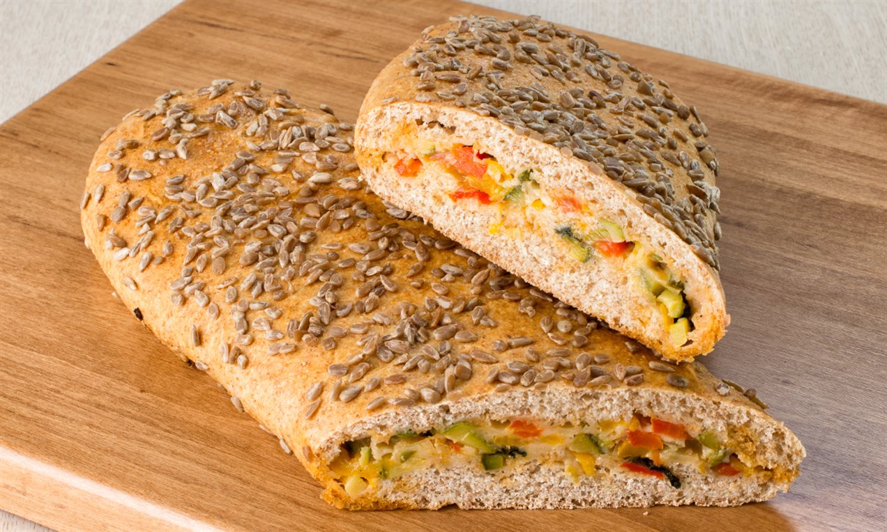 Strudel salato vegetariano