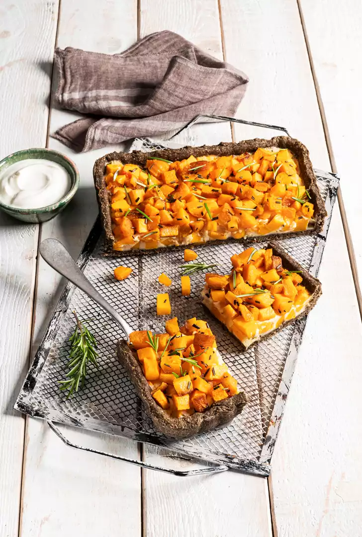 Torta salata alla zucca