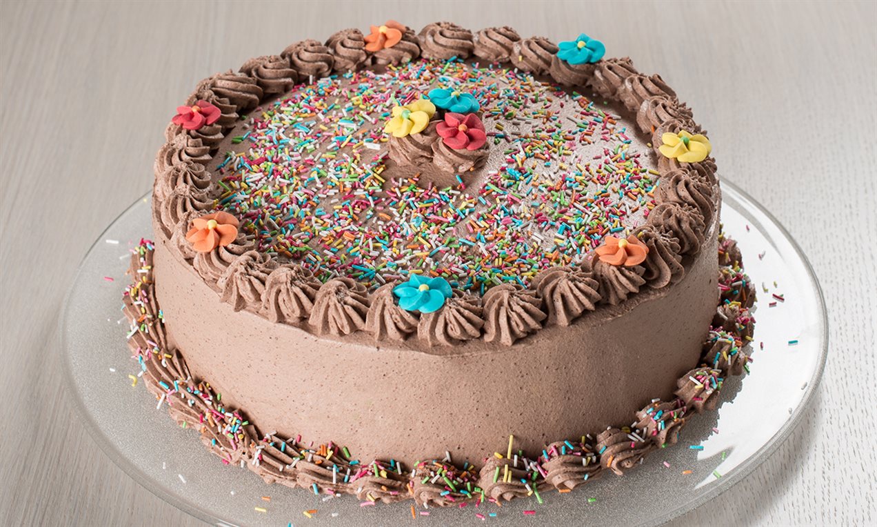 Torta farcita al cioccolato