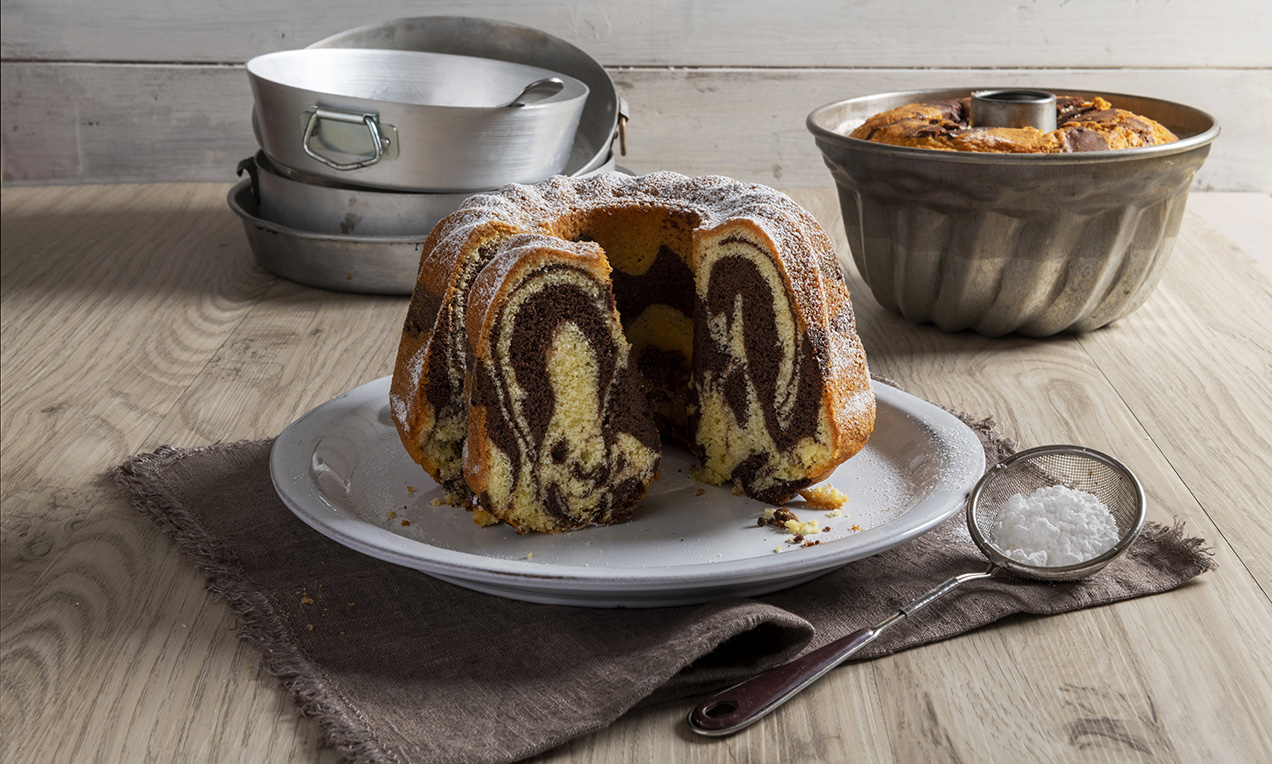 Ciambella dolce Marmorizzata