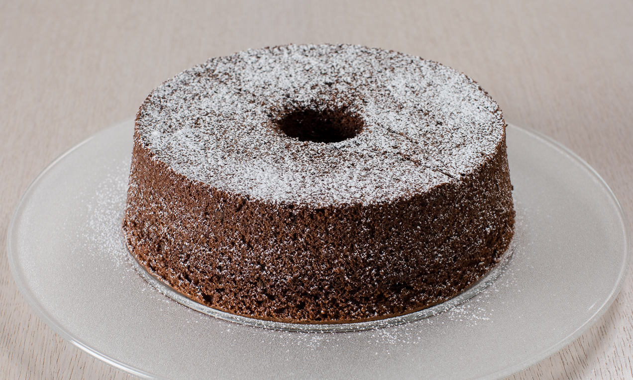 Fluffosa al cacao e gocce di cioccolato