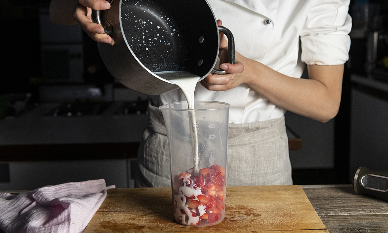 Step_crostata integrale con crema alle fragole (8)