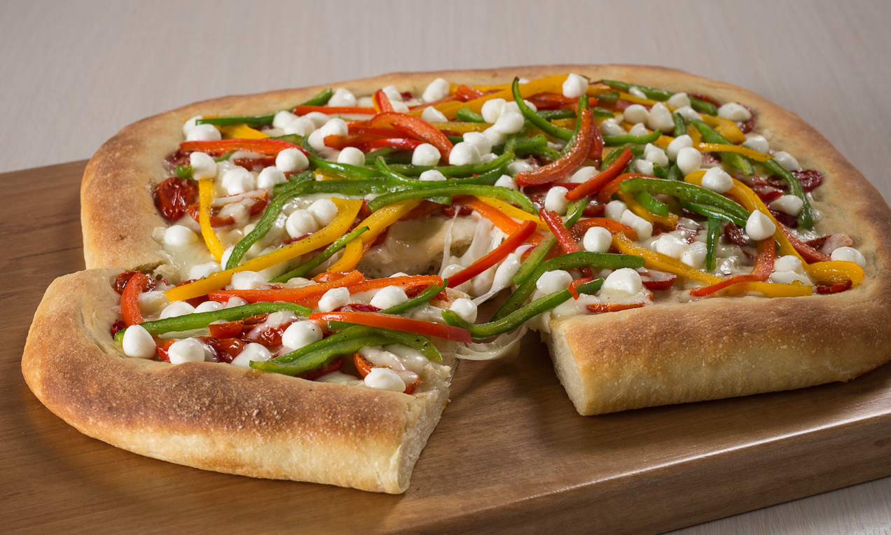 Pizza alta ai peperoni