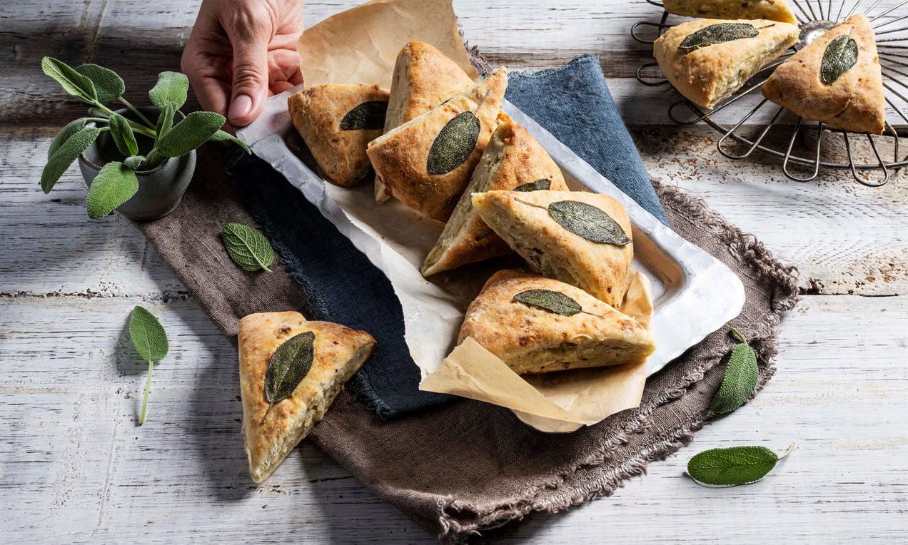 Triangoli salvia e gorgonzola