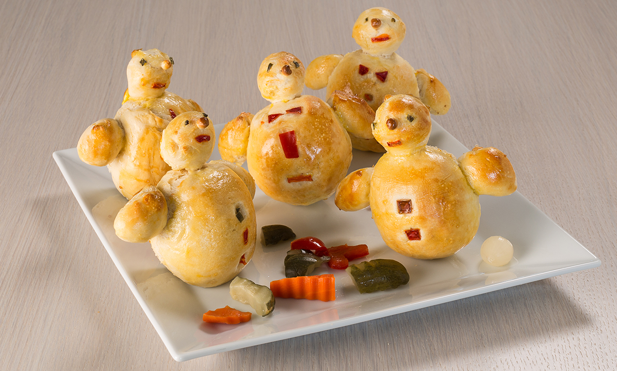 Salatini con verdure sott'aceto