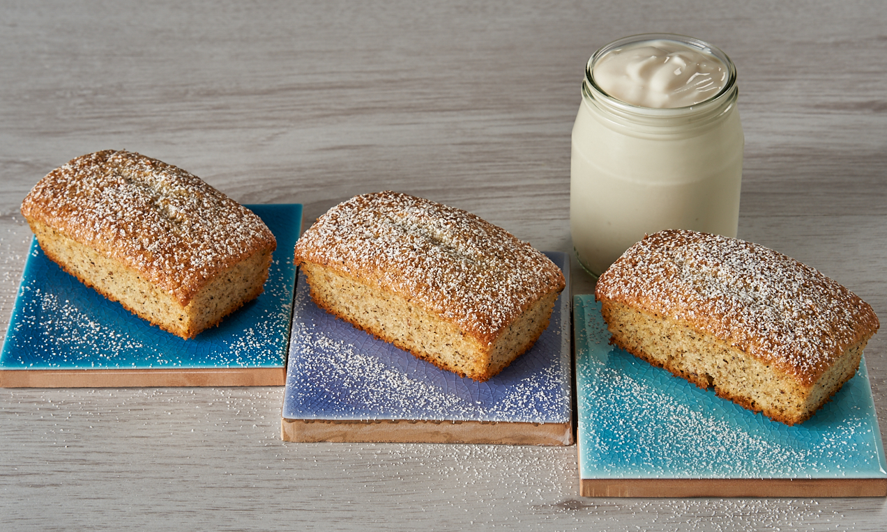 Mini cake con grano saraceno e yogurt di soya