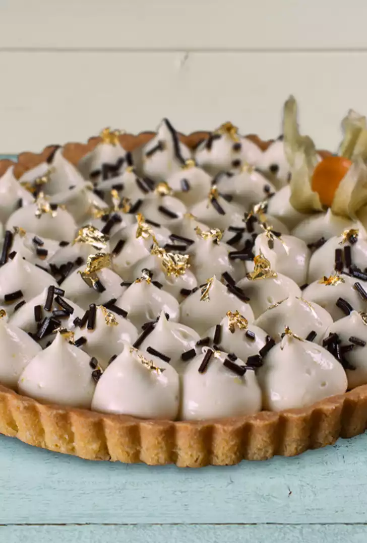 crostata con crema namelaka