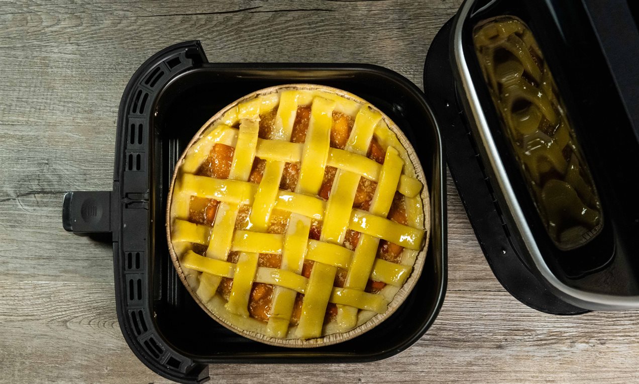 Apricot pie friggitrice