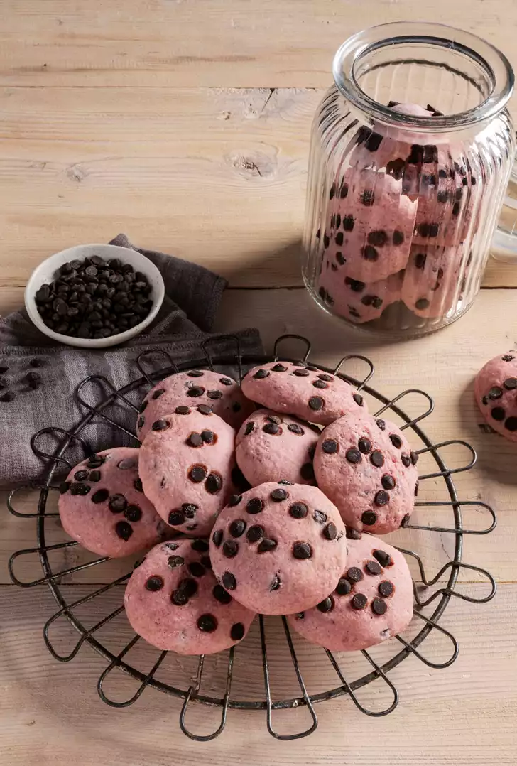 Biscotti vegani barbabietola